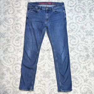 HUGO by Hugo Boss 708 Jeans Men's 33x32 Slim Fit Dark Wash Denim Casual Stretch‎
